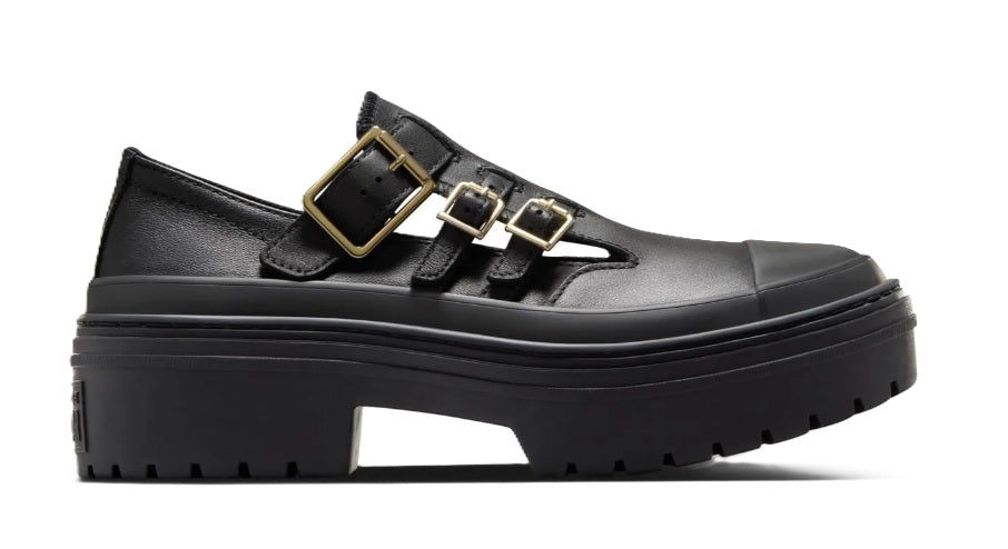 A10616 Ct Lugged Heel Mary Jane Womens