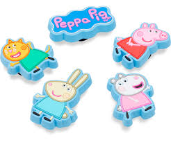 10010008 Peppa Pig 5Pk Jibbitz
