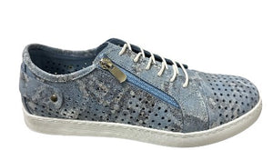 Eg17 Lace Up Soft Hole Upper - Denim