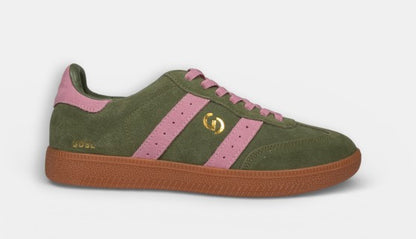 Parallel By Goodsole - Green Sea Pink