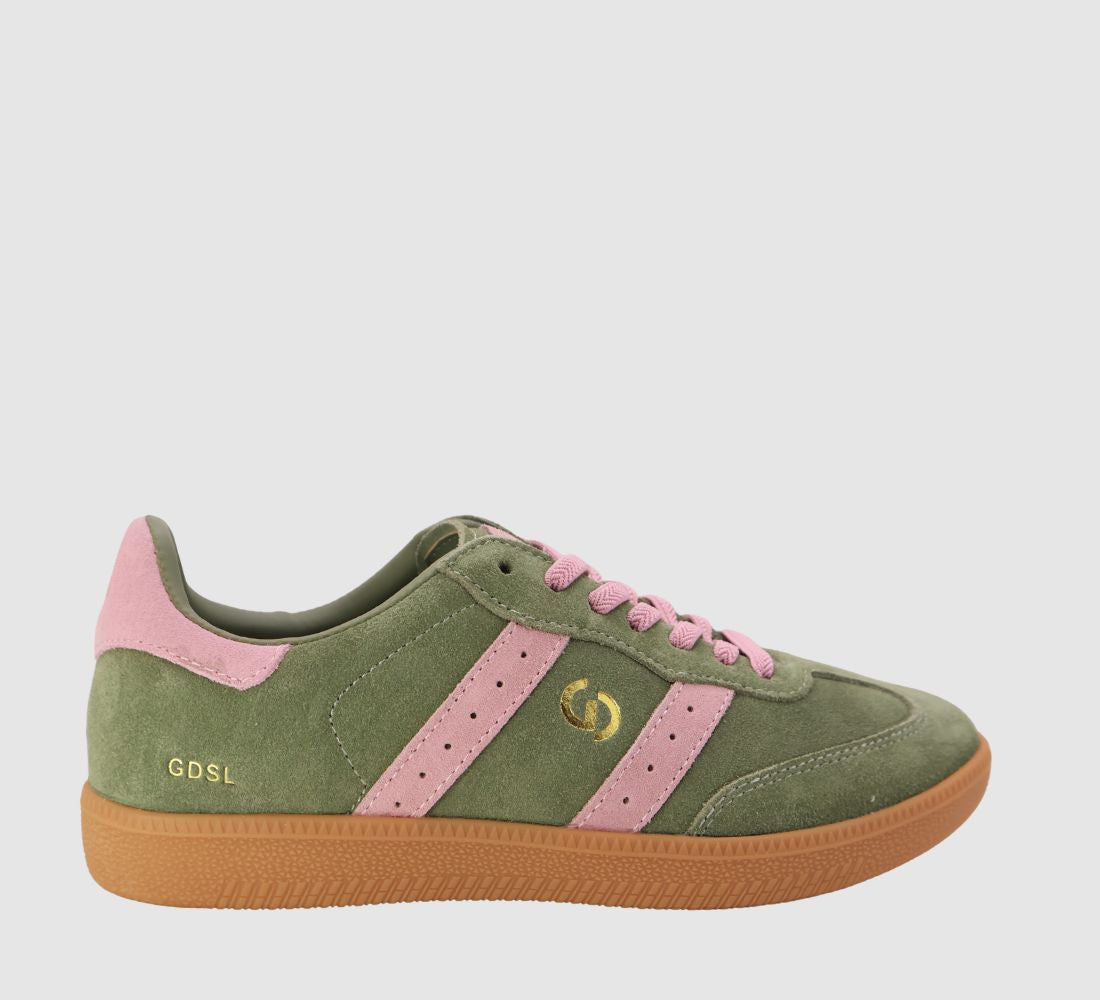 Parallel By Goodsole - Green Sea Pink