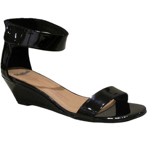 MARSY LOW WEDGE - BLACK PATENT by Mollini