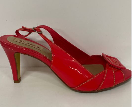 GODESS PATENT SLING BK BY DIANA FERRARI SIZE 6.5